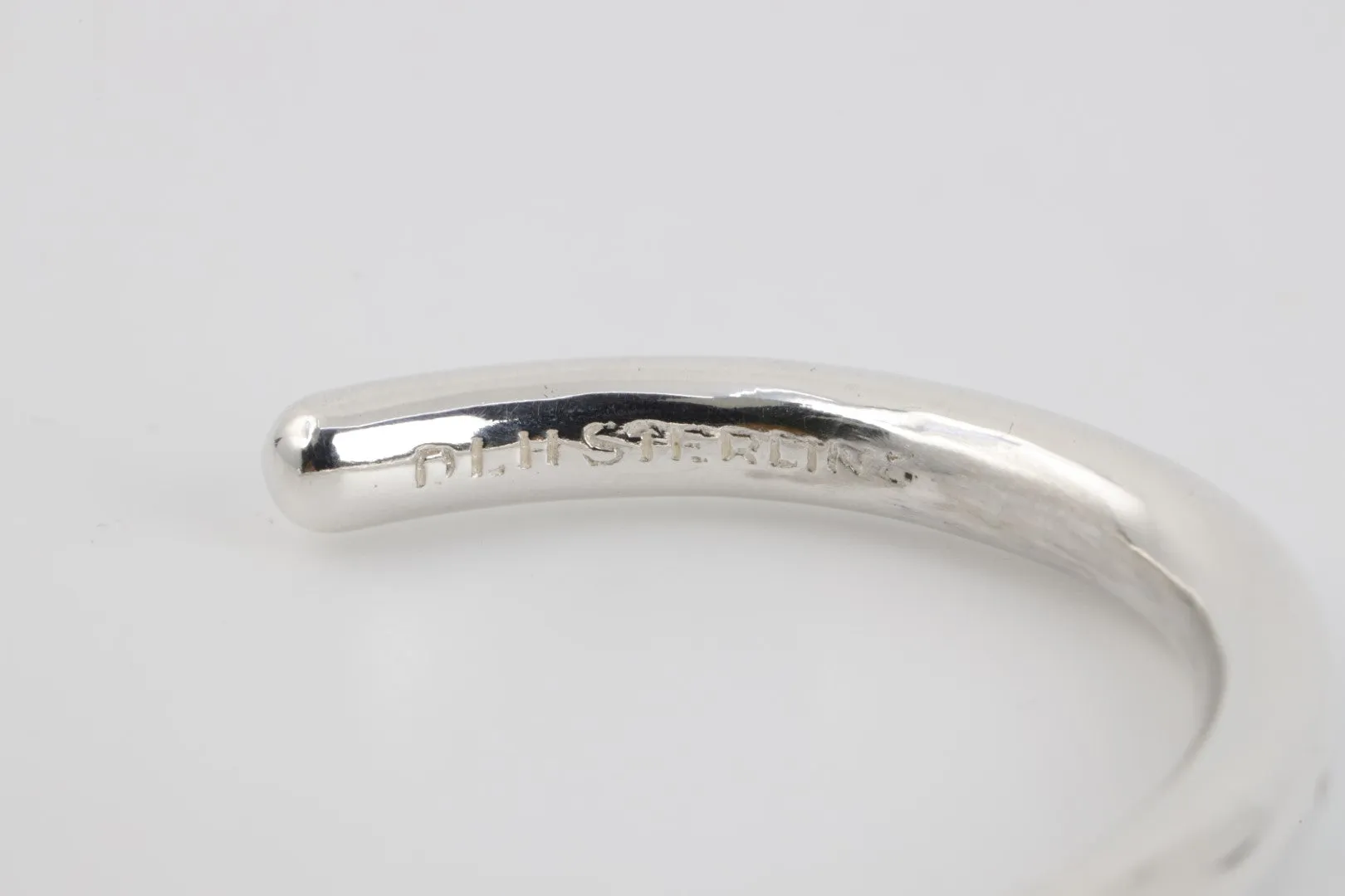 8" David Lee Holland 925 Silver 0.10tcw Diamond Cuff Bracelet (46.90g.)