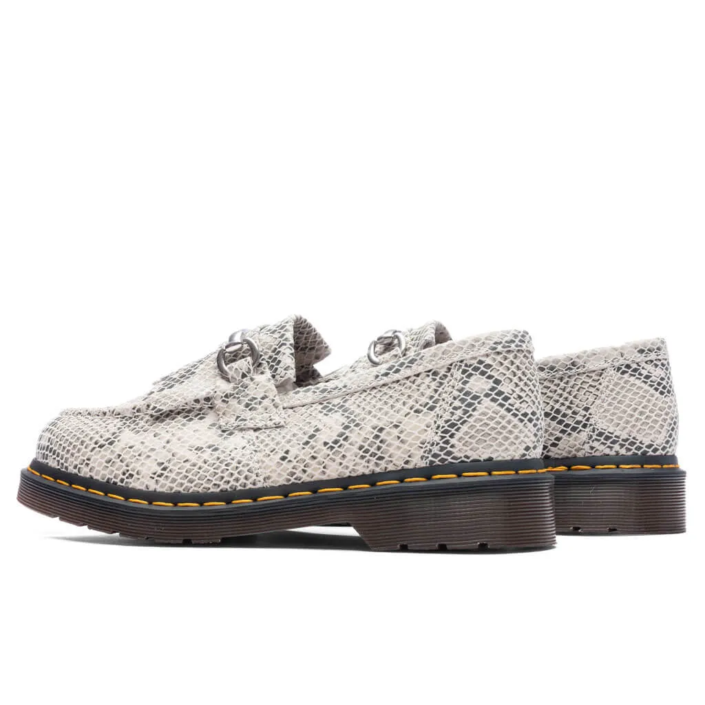 Adrian Print Suede - Snaffle Sand/Black Python