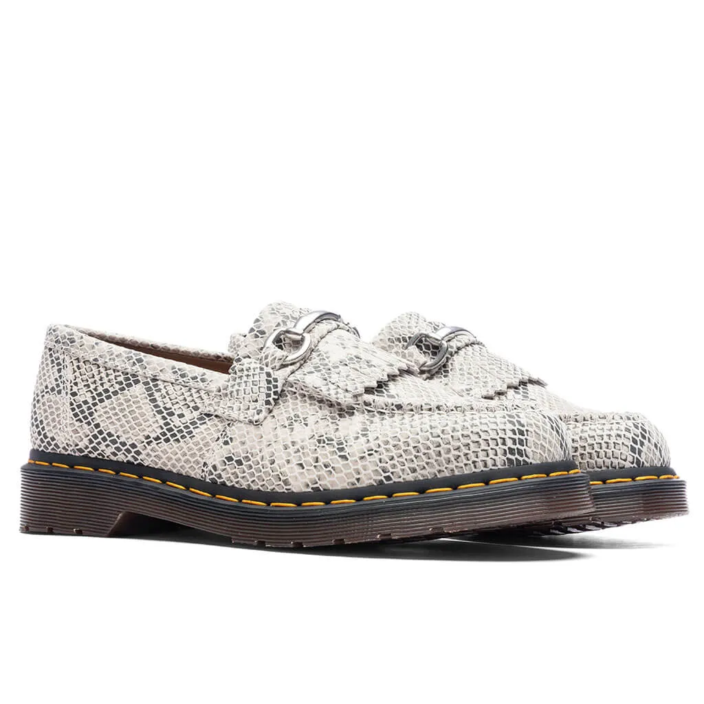 Adrian Print Suede - Snaffle Sand/Black Python