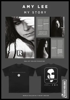 Magazine and T-Shirt Pack Featuring My Story by Amy Lee