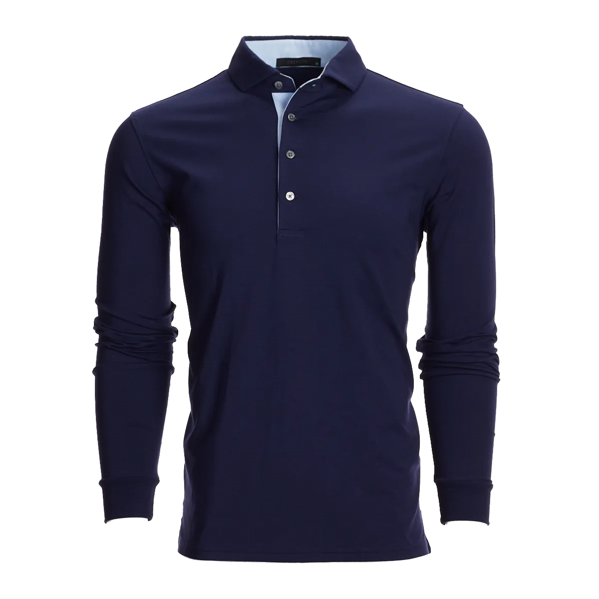 Apache Long Sleeve Polo (Maltese Blue)