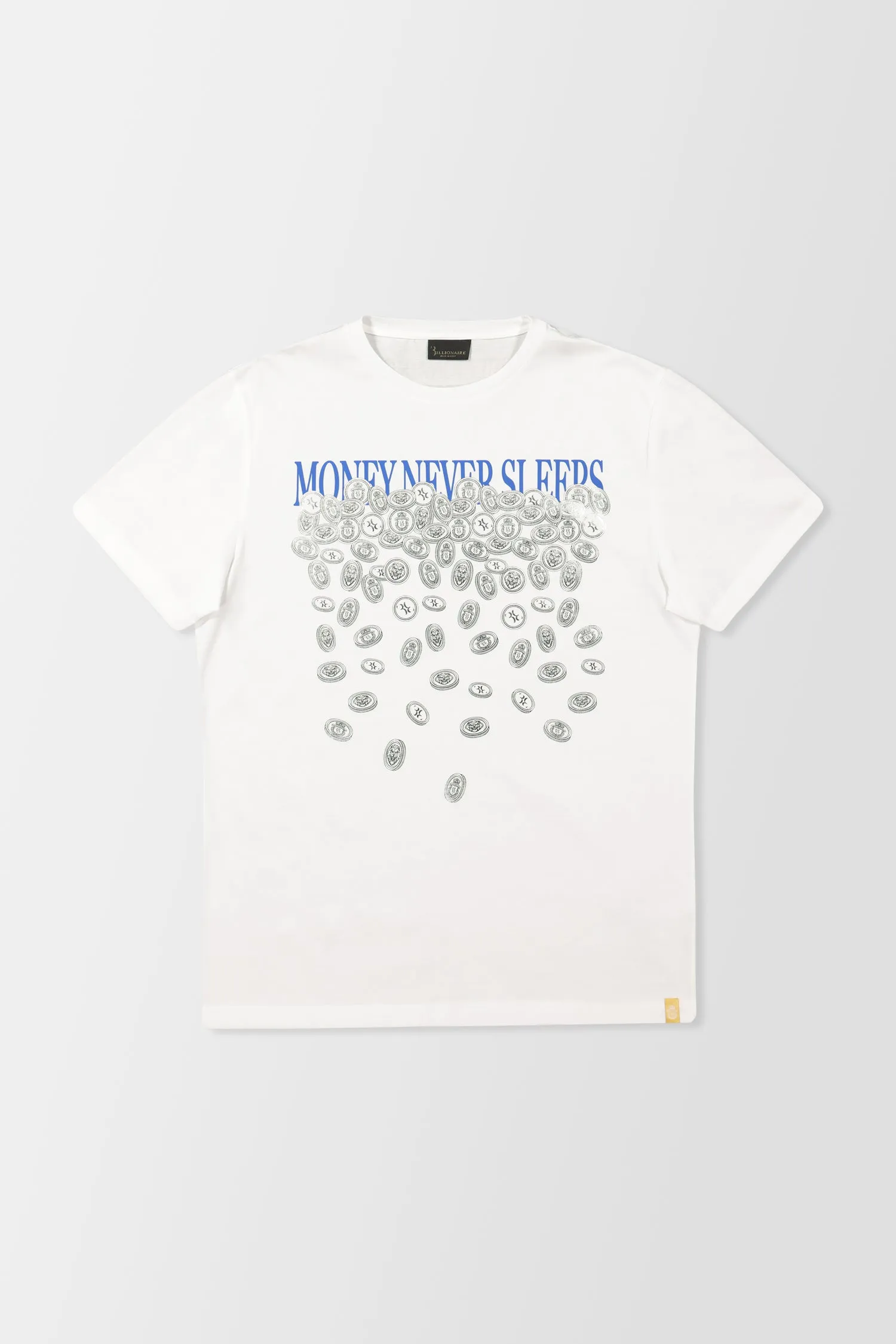 Billionaire White SS Money T-Shirt