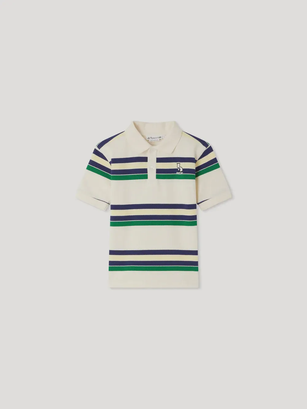 Bonpoint Daryl Polo Shirt ivory