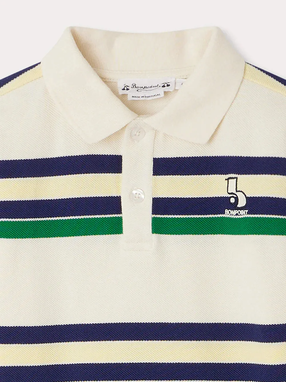 Bonpoint Daryl Polo Shirt ivory