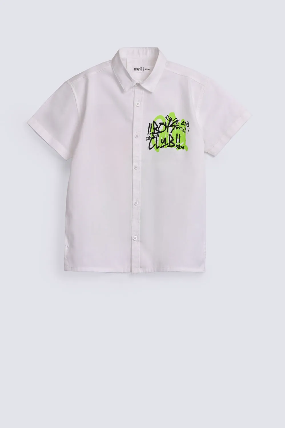 Boys Club Print Casual Shirt