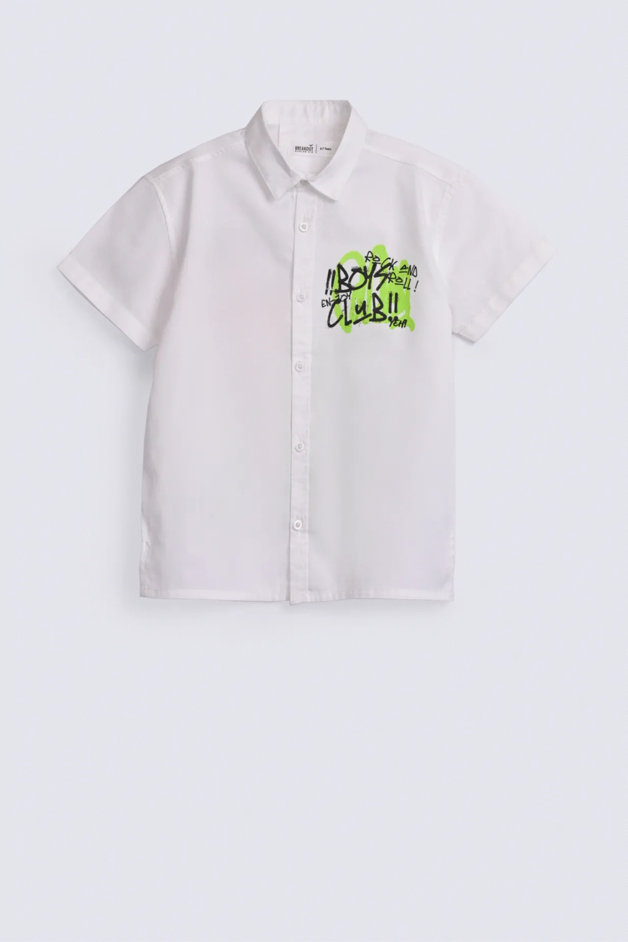 Boys Club Print Casual Shirt