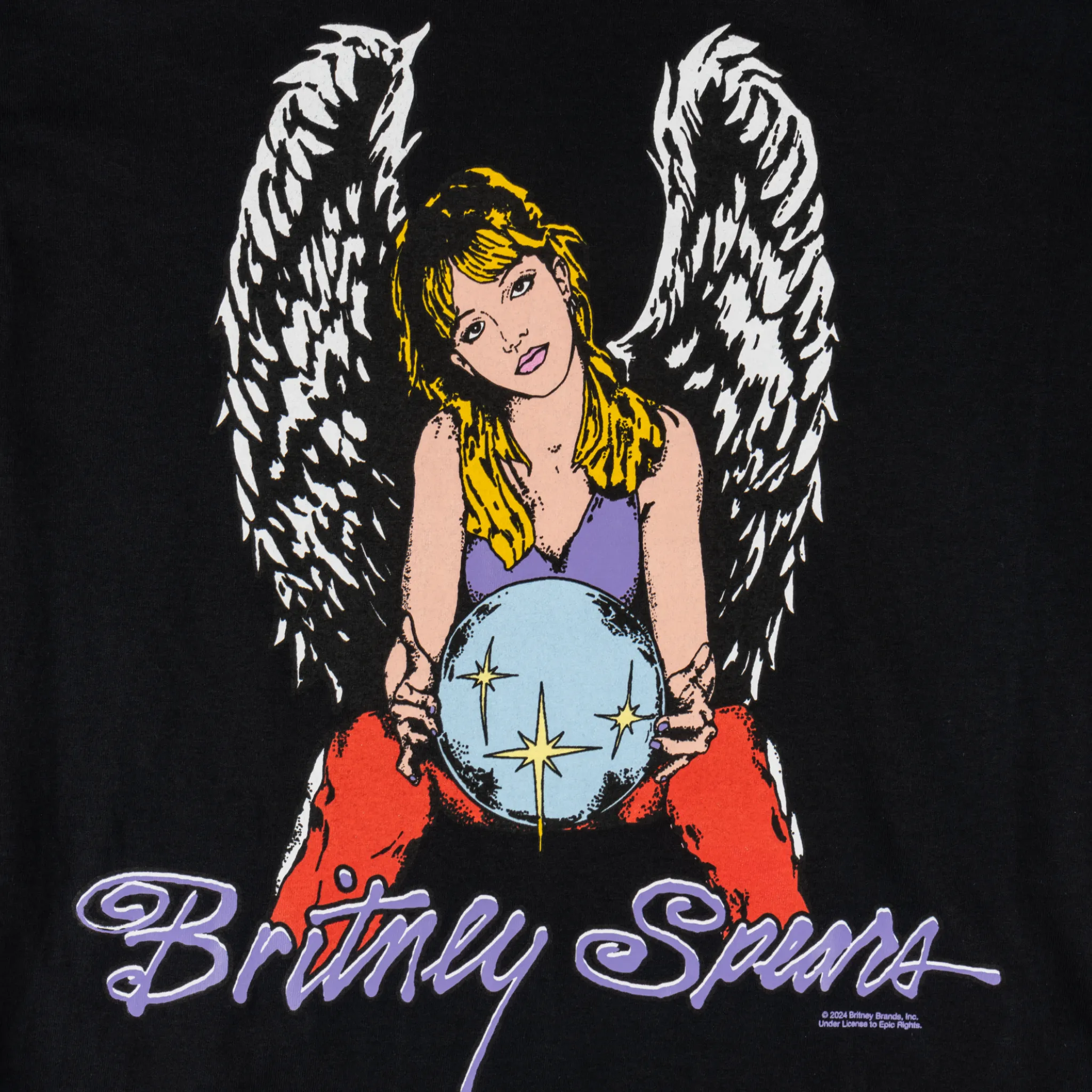 Exclusive Limited Edition Black Angel Tee by Britney Spears - Online Only