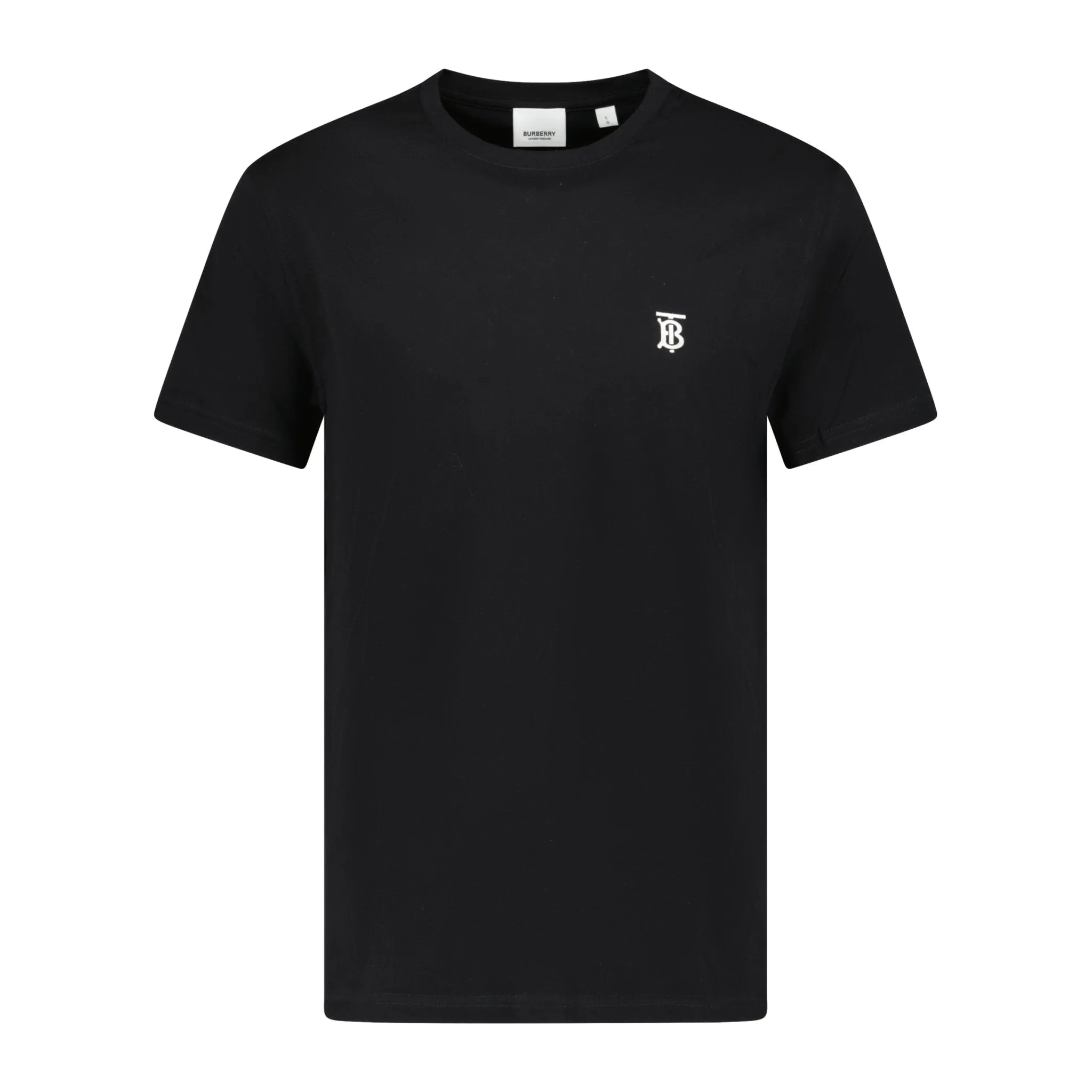 Burberry Parker Mens Short Sleeve T-Shirt in Black - Stylish and Versatile Casual Wear