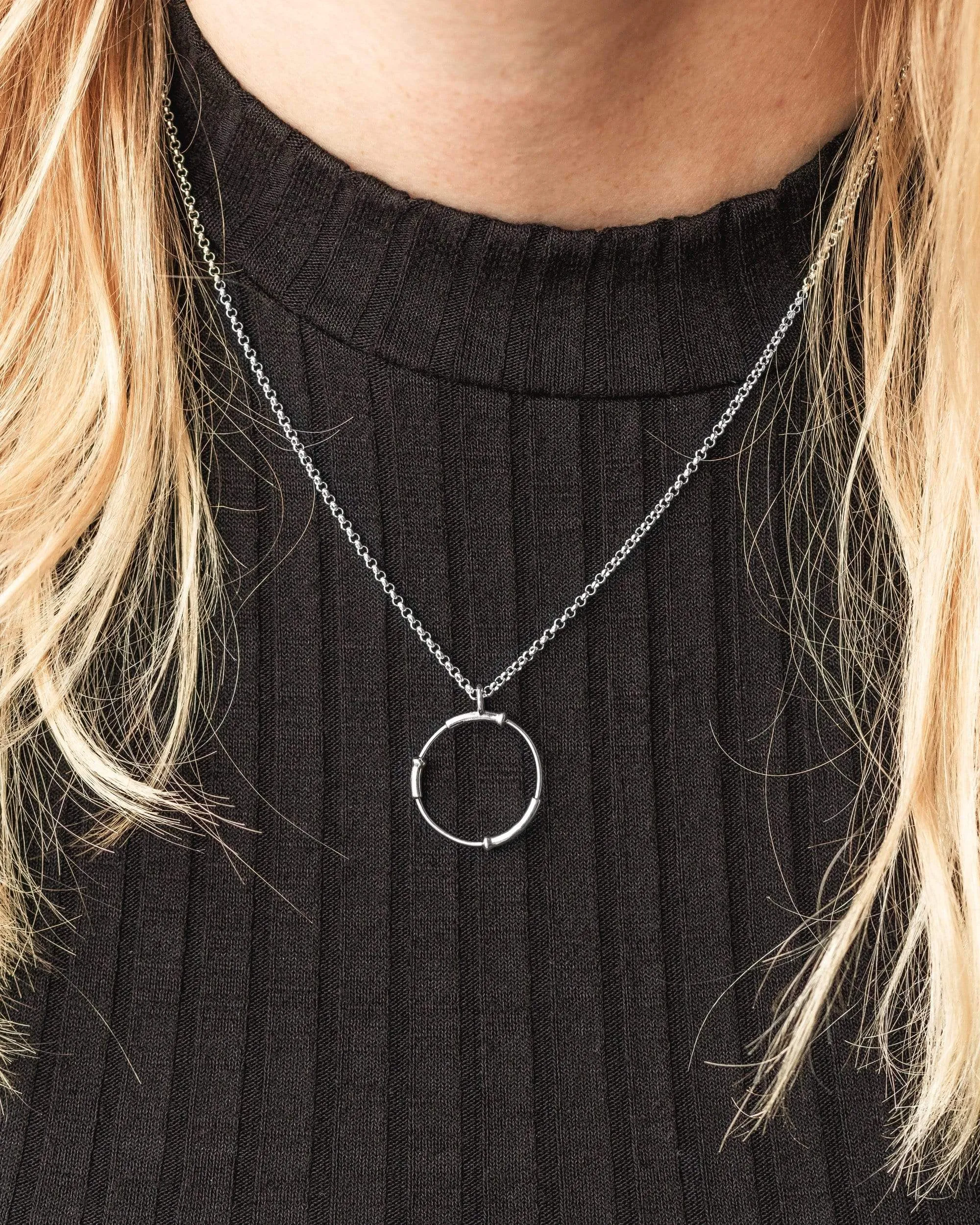 cloning vector necklace | silver