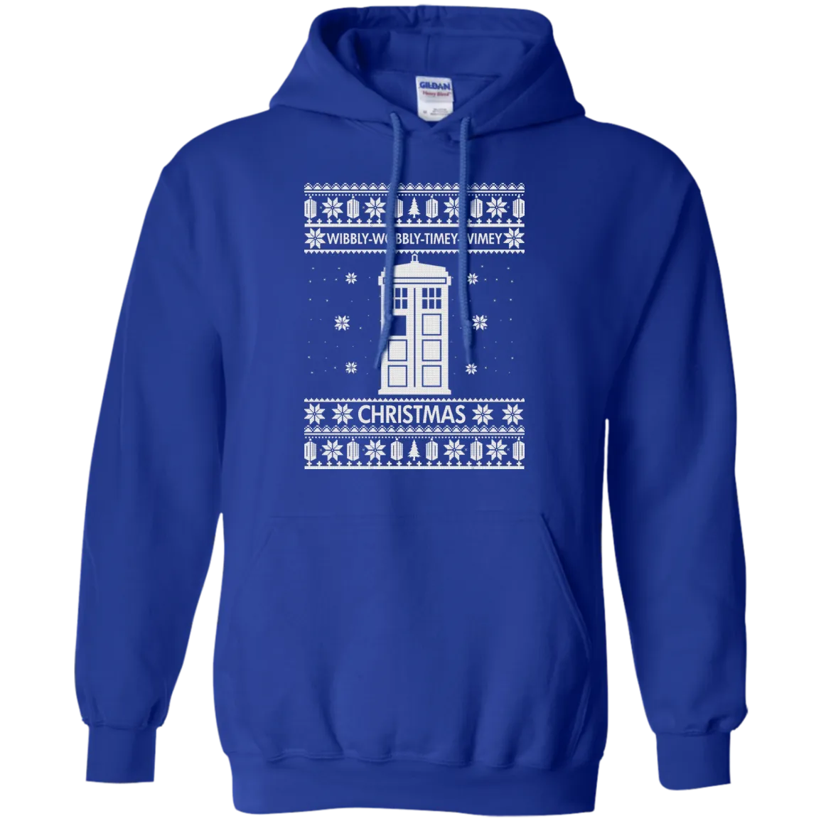 Doctor Who Christmas Sweater: Wibbly Wobbly Timey Wimey Christmas