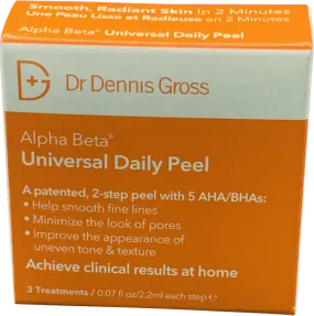 Dr Dennis Gross Alpha Beta Universal Daily Peel 3 treatments