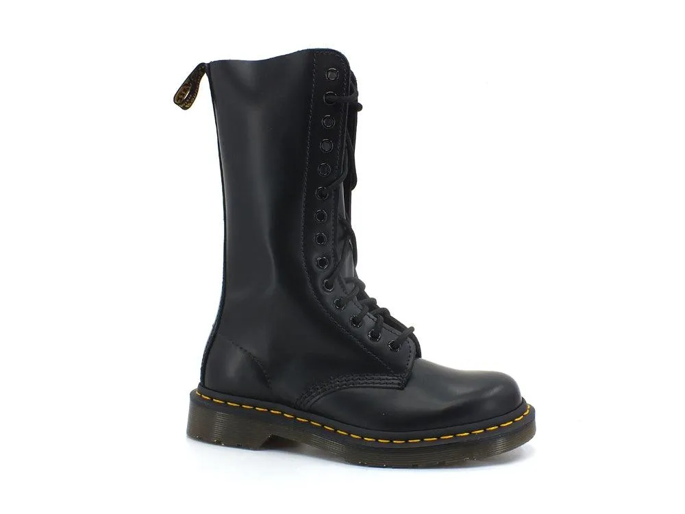 DR. MARTENS Anfibio Hi Lacci Smooth Black 1914-11855001