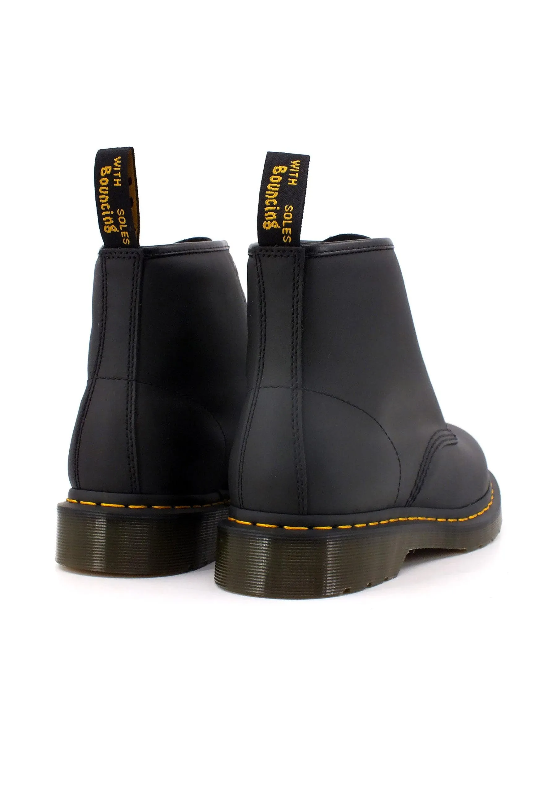 DR. MARTENS Nappa Stivaletto Anfibio Uomo Black 101-26409001U