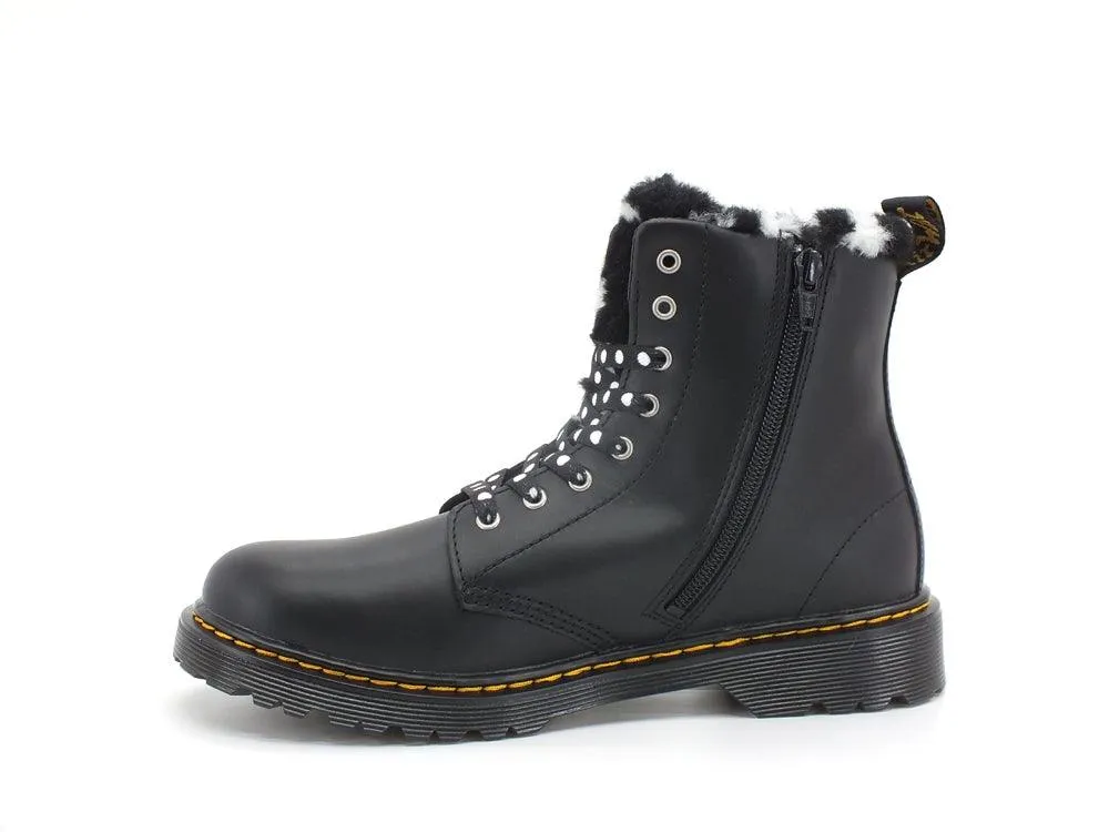 DR. MARTENS Serena Romario Anfibio Lacci Pelo Black 1460T-26996001