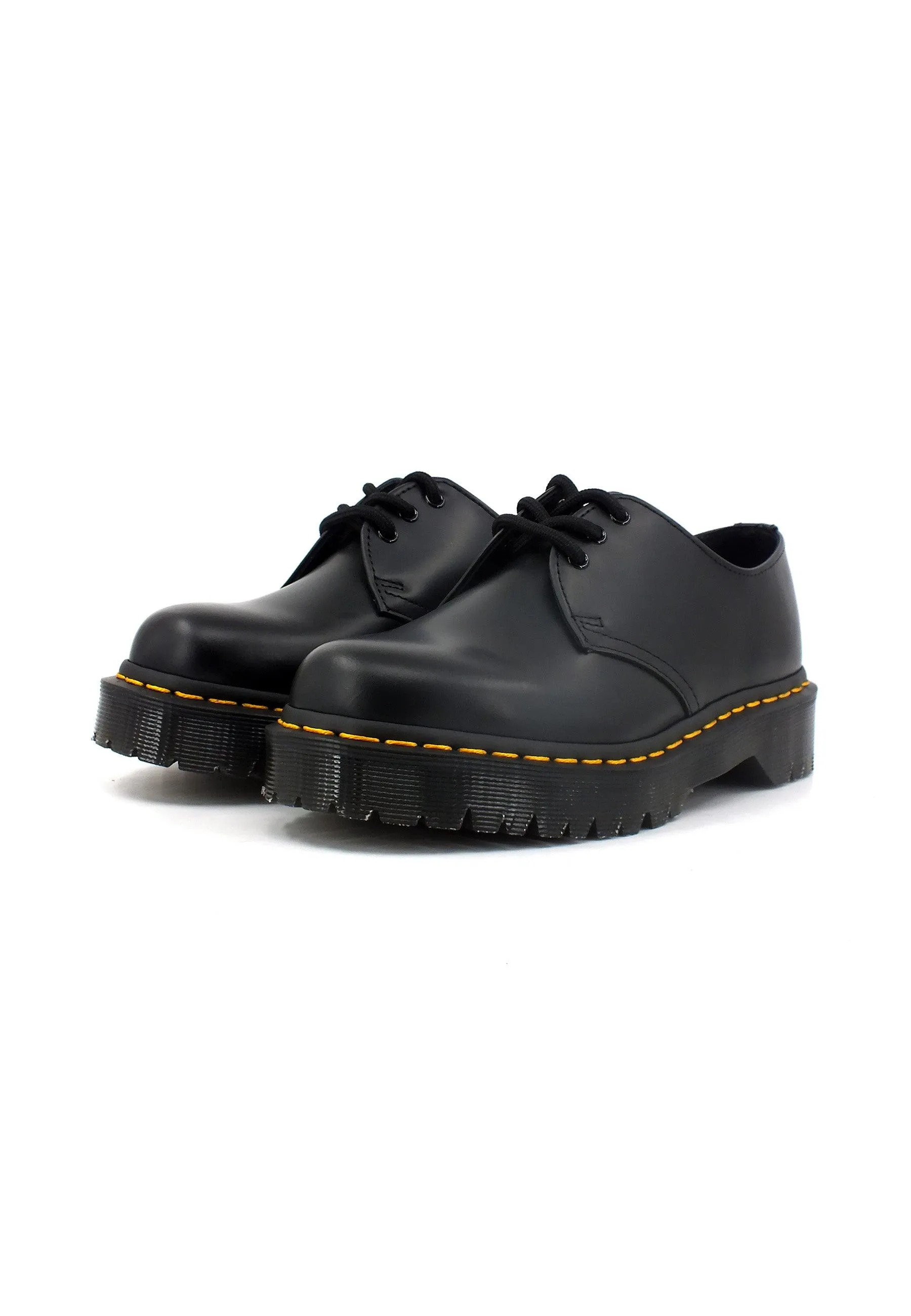 DR. MARTENS Smooth Stringata Derby Donna Black 1461-BEX-21084001