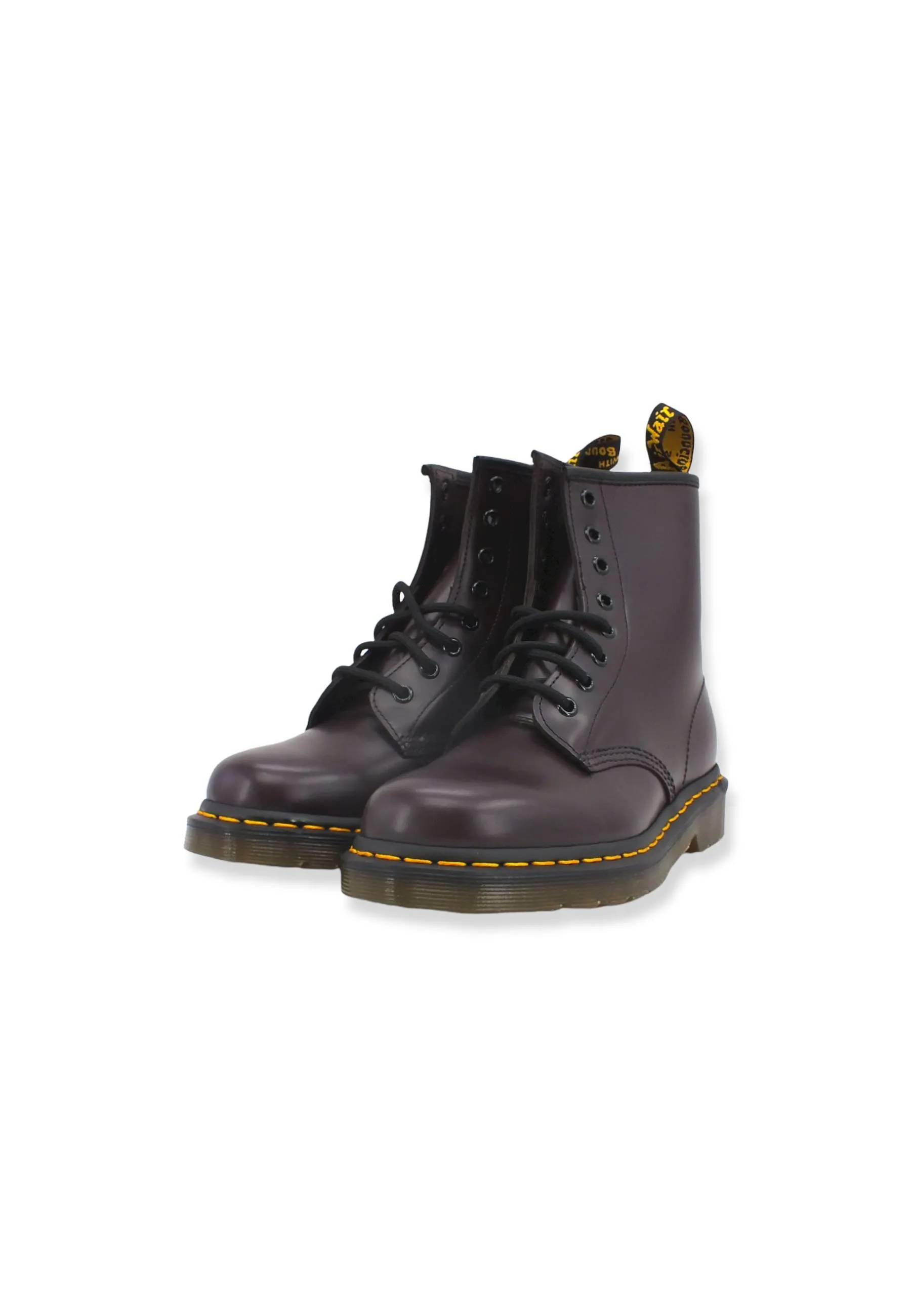 DR. MARTENS Stivaletto Anfibio Smooth 8 Fori Burgundy 1460-27277626