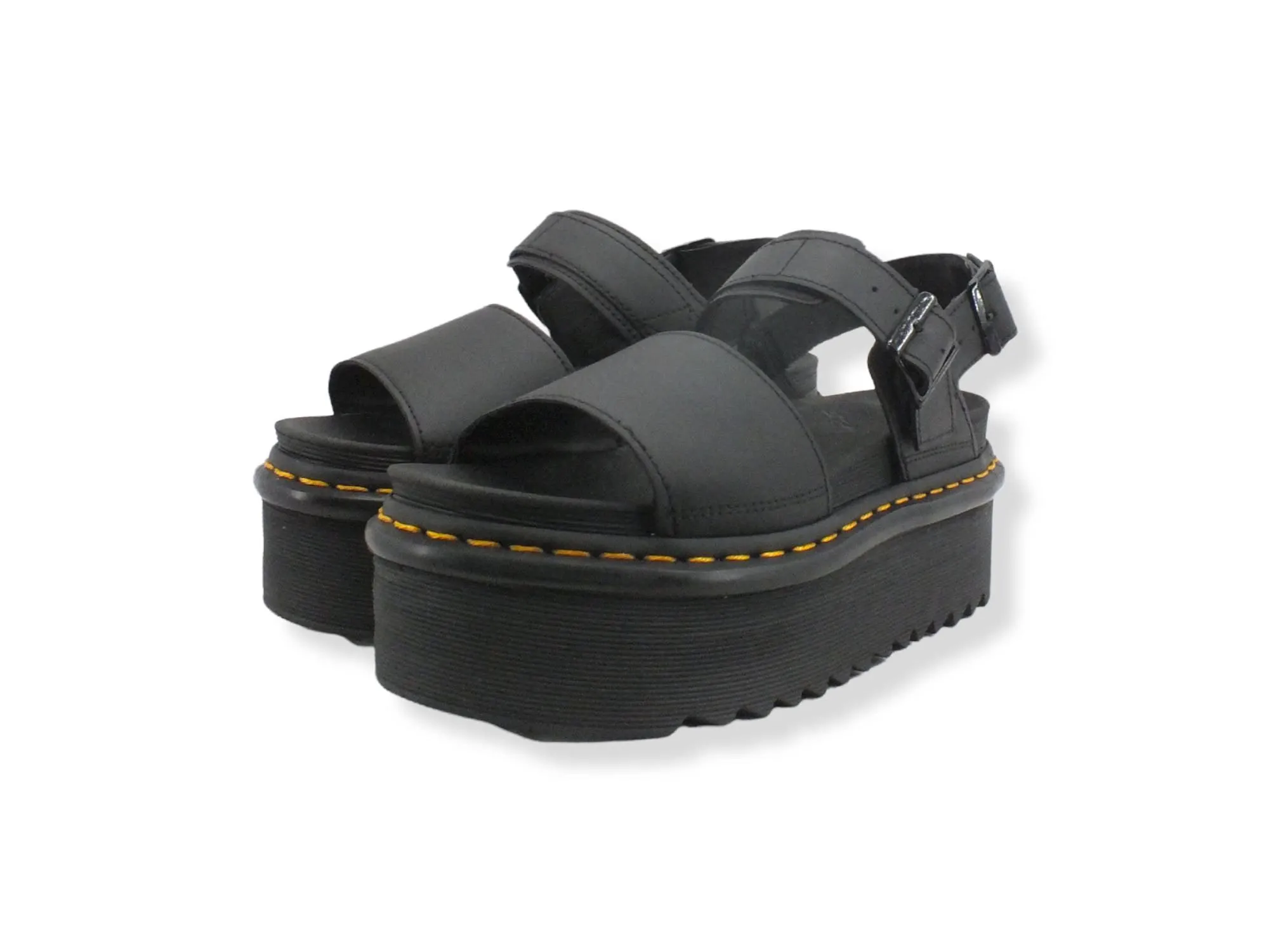 DR. MARTENS Voss Quad Sandalo Platform Donna Black VOSSQUAD-2672500