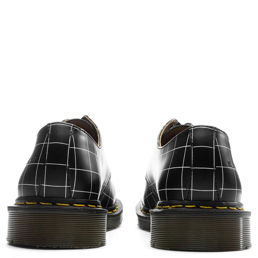 Dr. Martens x Undercover 1461 Check Smooth - Black