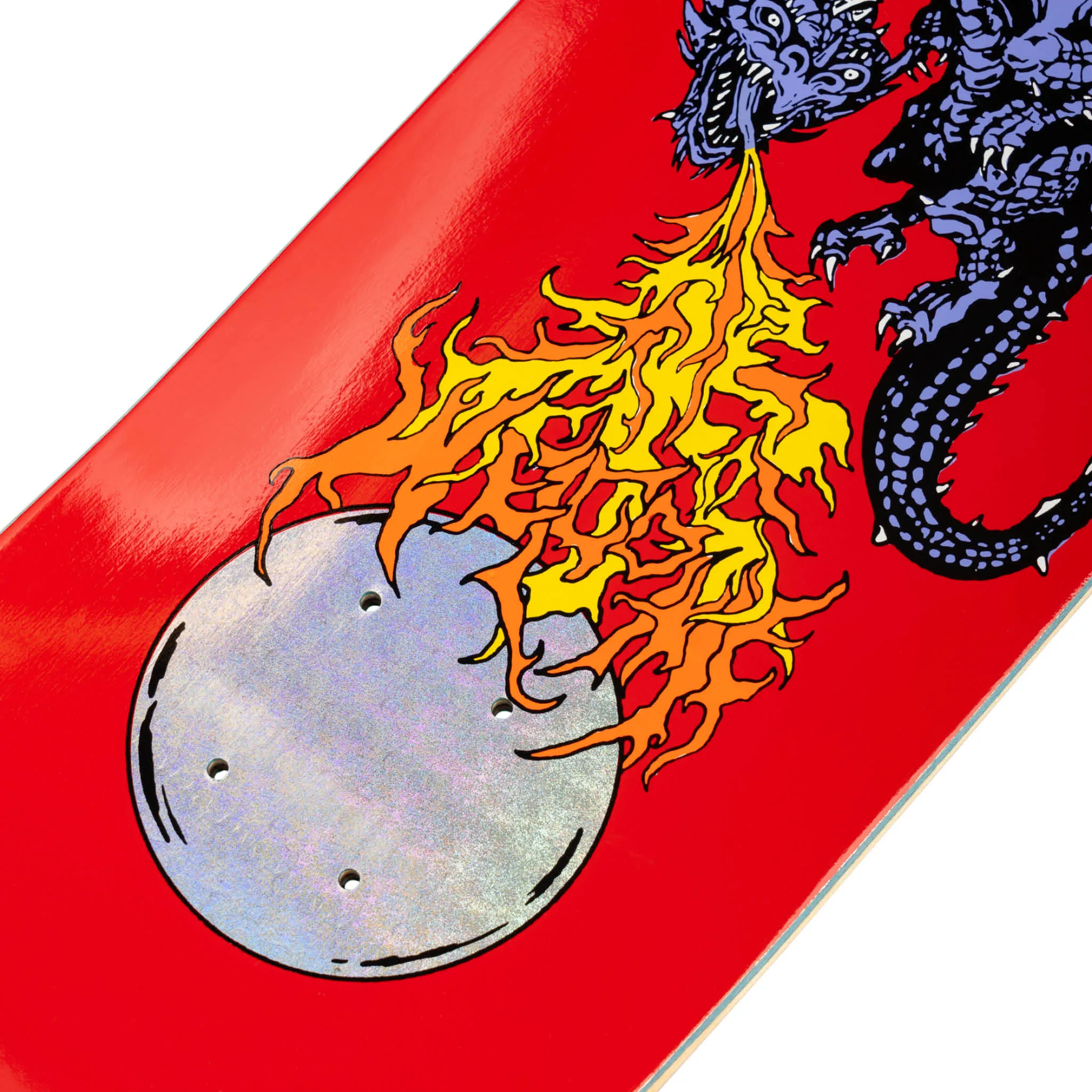 Firebreather on Popsicle - Red/Prism Foil -  8.25"