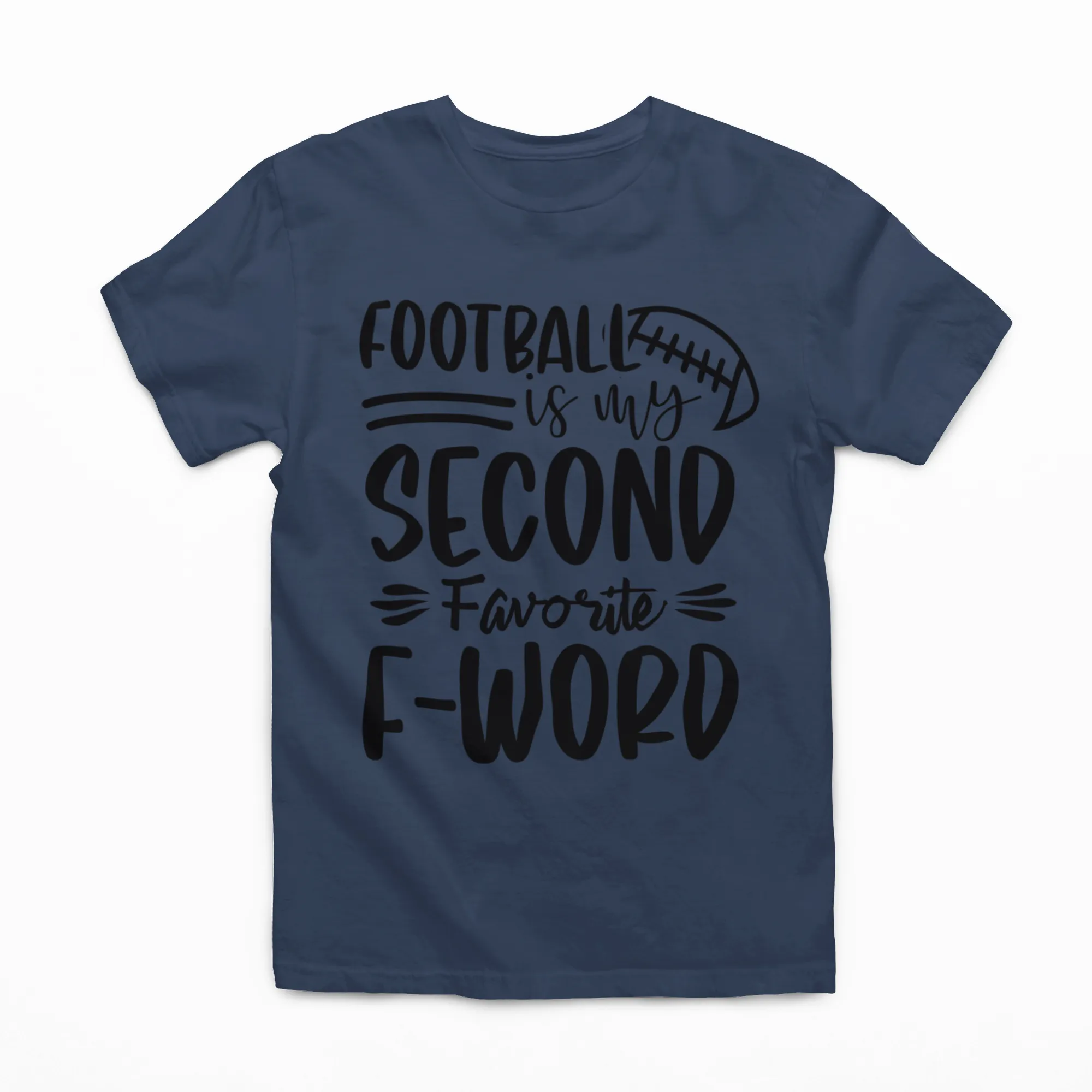 Football Is My Second Favorite F-Word Graphic Tee