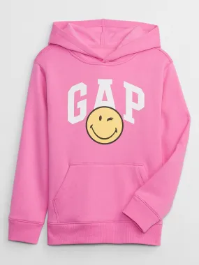 GapKids | SmileyWorld® Logo Hoodie