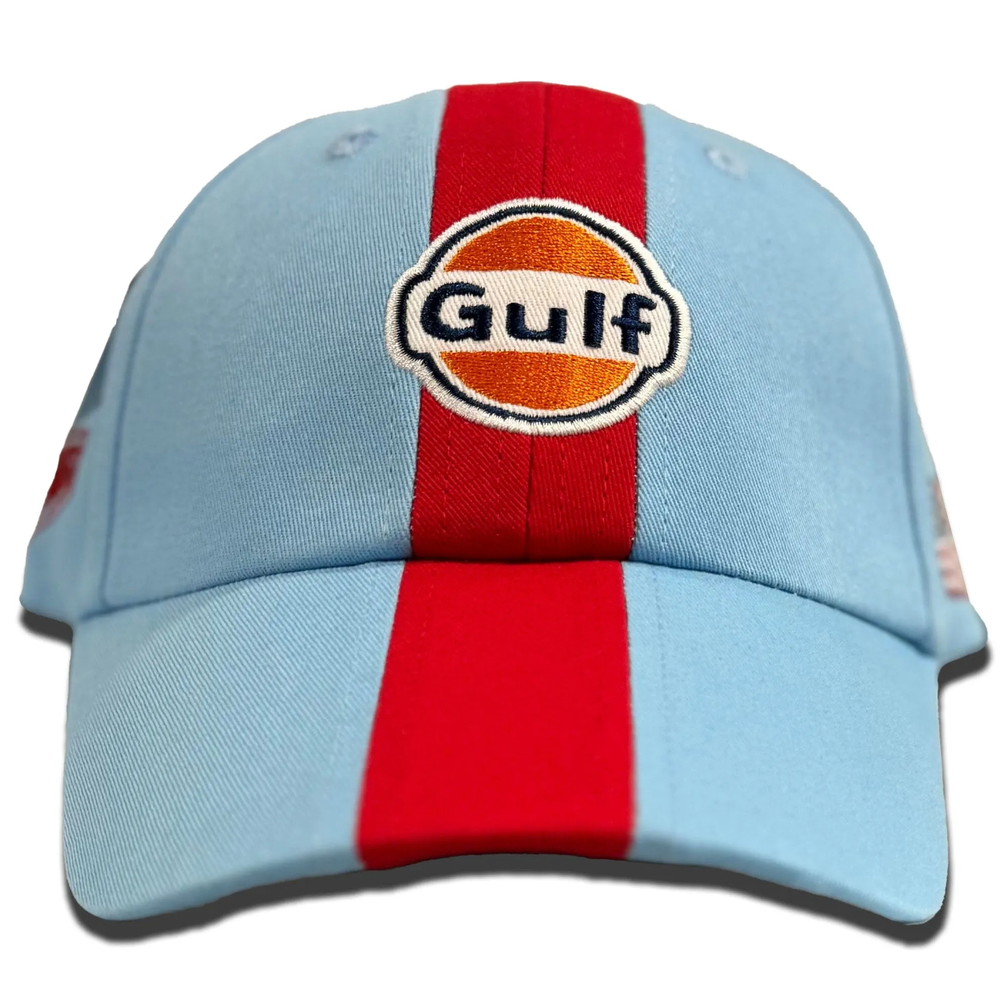 GrandPrix Originals Gulf Classic Baseball Hat - Gulf Blue/Beige/Navy