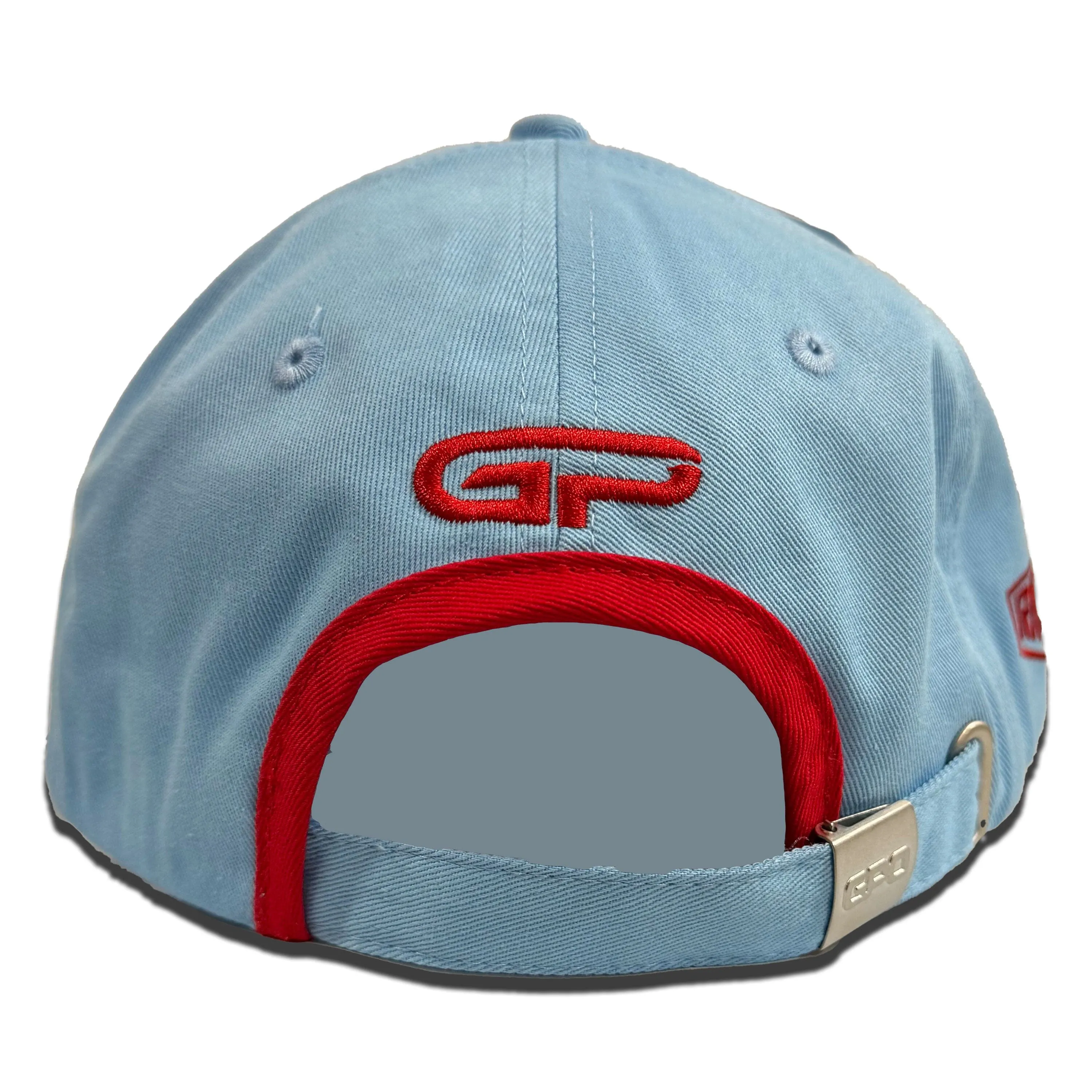 GrandPrix Originals Gulf Classic Baseball Hat - Gulf Blue/Beige/Navy