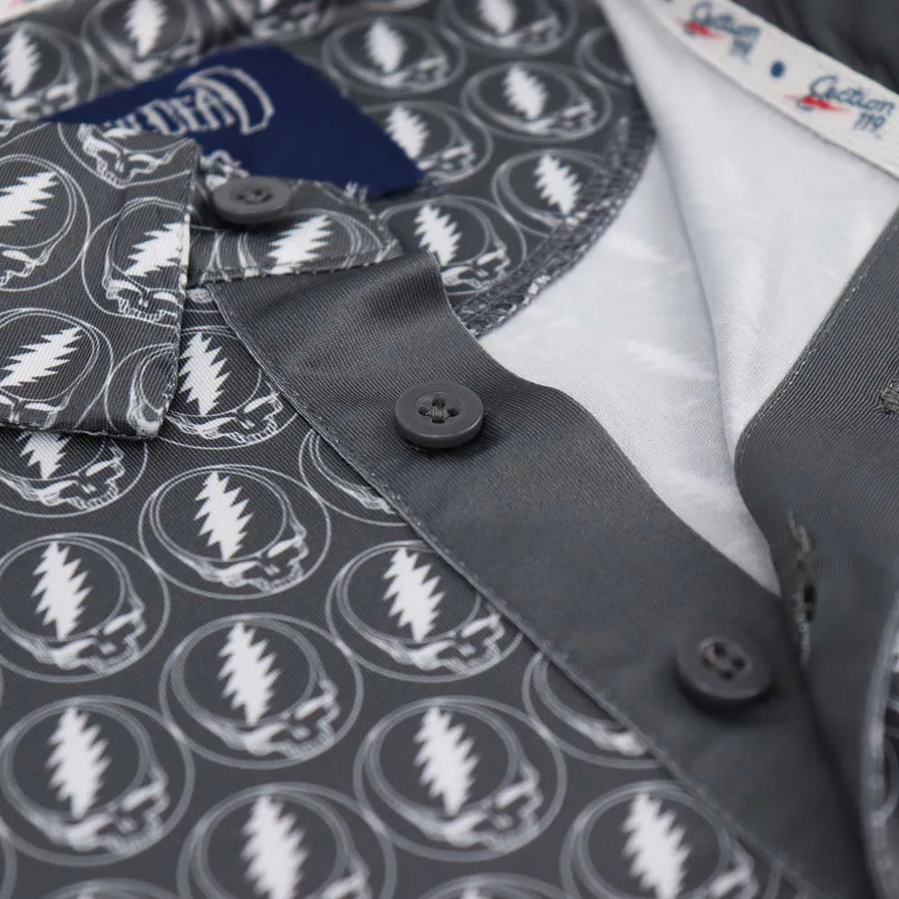 Grateful Dead | Performance Polo | Steal Your Face Grey