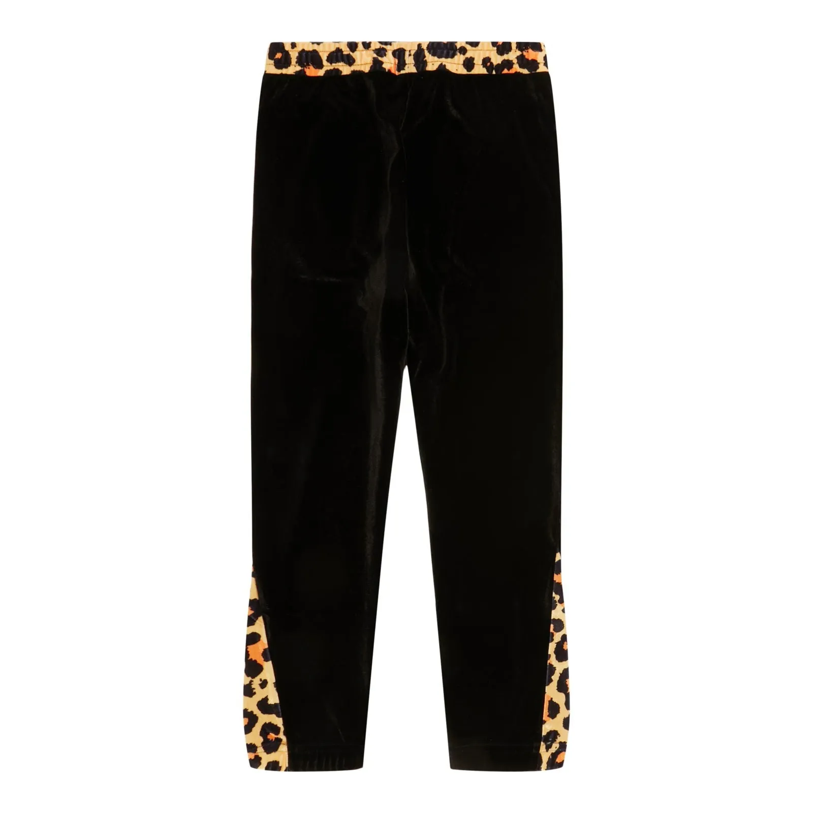 Kids Dr. Bombay Leopard Velour Joggers