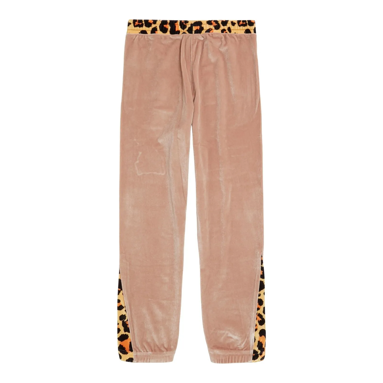 Kids Dr. Bombay Leopard Velour Joggers