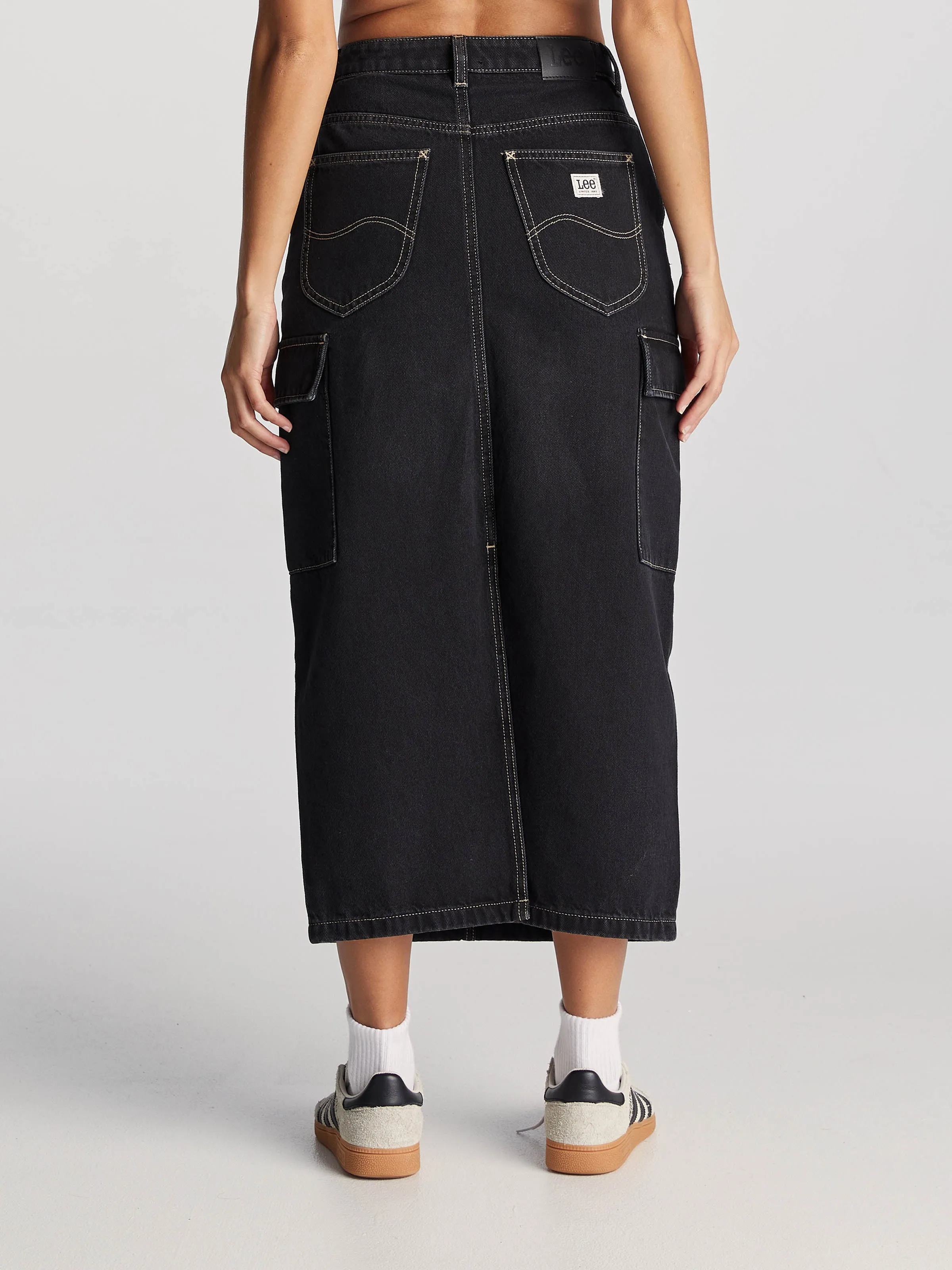 Lee Cargo Midi Throwback Skirt