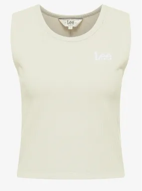 Lee Women's Cropped Crew Tank LQ24WKNQ ecru