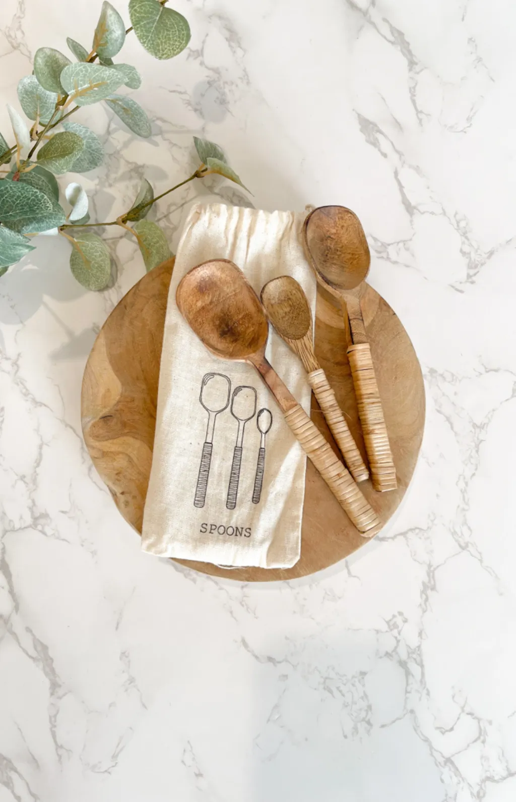 mango wood spoon set