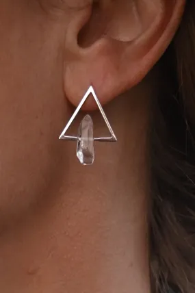 Manifestation Quartz Earrings