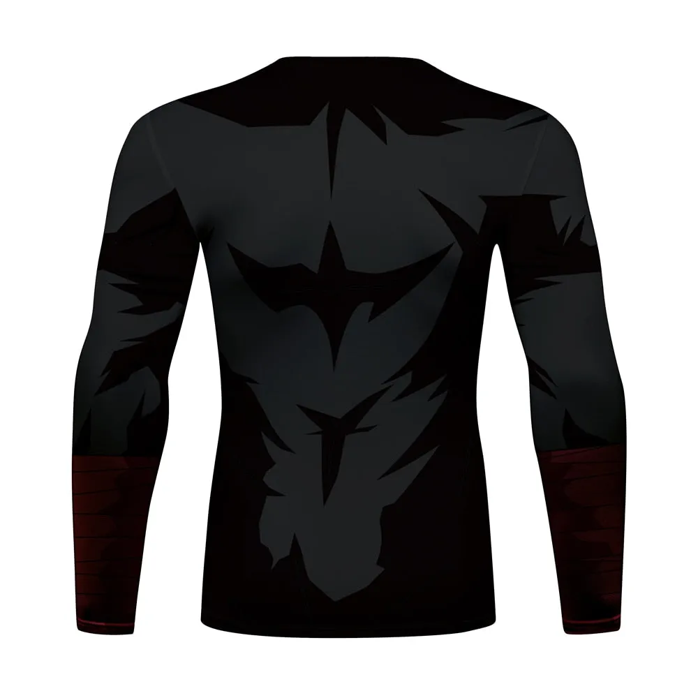 Naruto 'Rock Lee | Dark' Elite Long Sleeve Compression Rash Guard