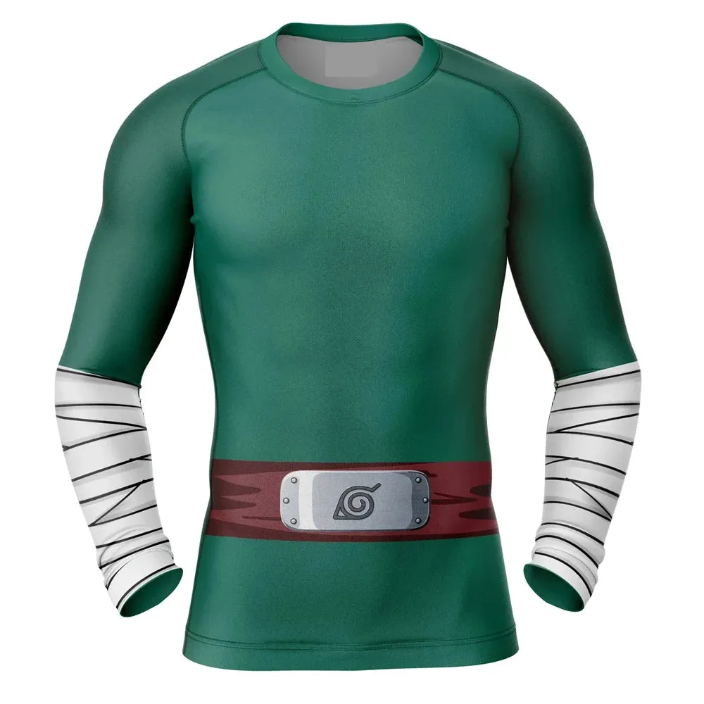 Naruto 'Rock Lee' Long Sleeve Compression Rashguard