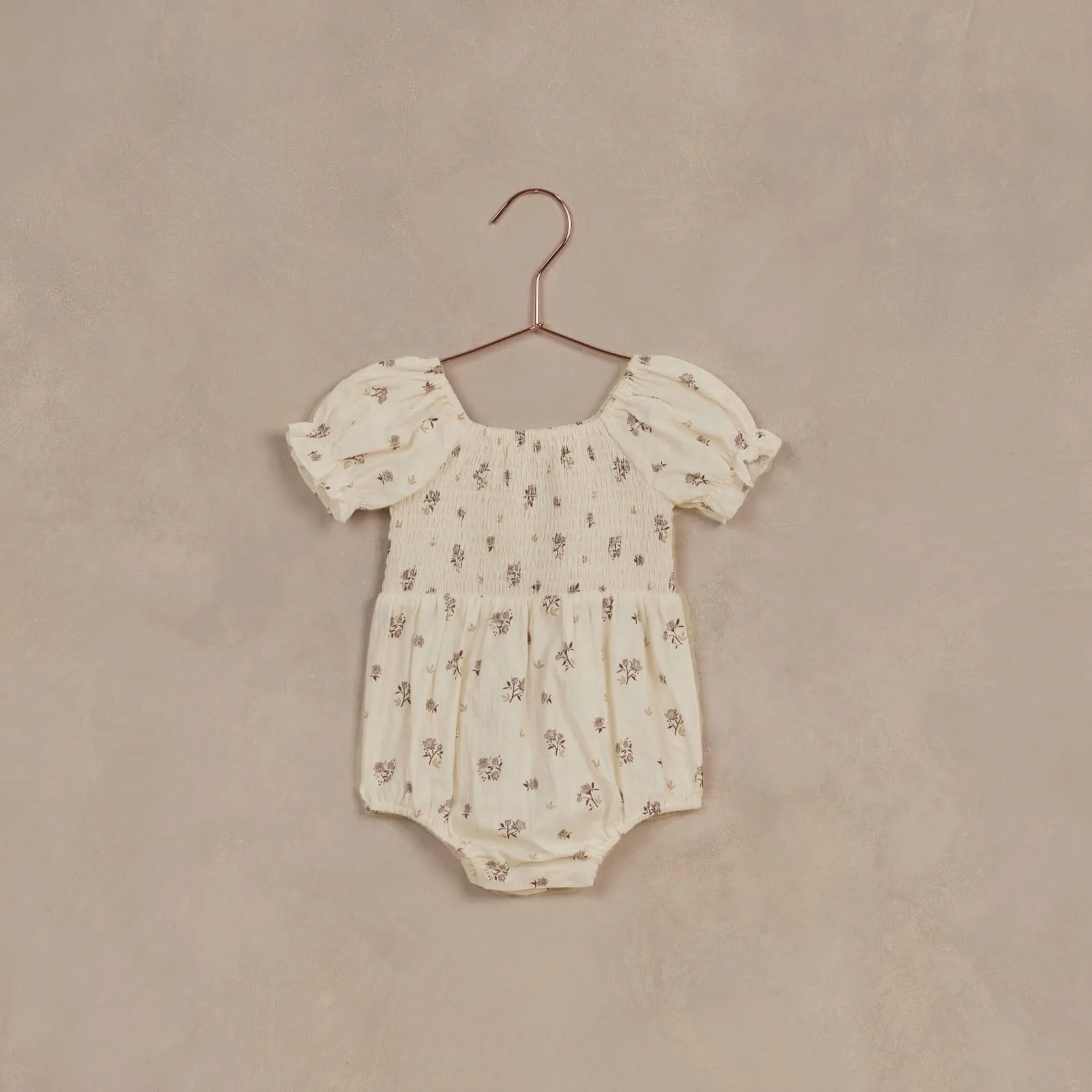 Noralee Cosette Romper in Rose Ditsy