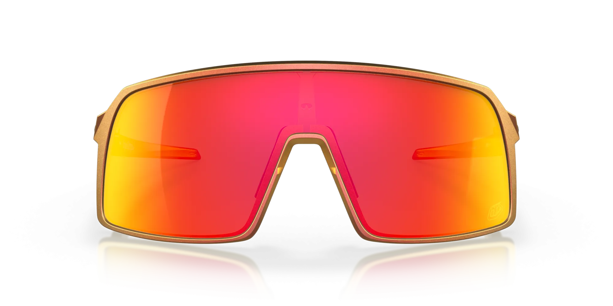 Oakley Sutro Prizm Ruby Lenses Troy Lee Designs Red Gold Shift Frame