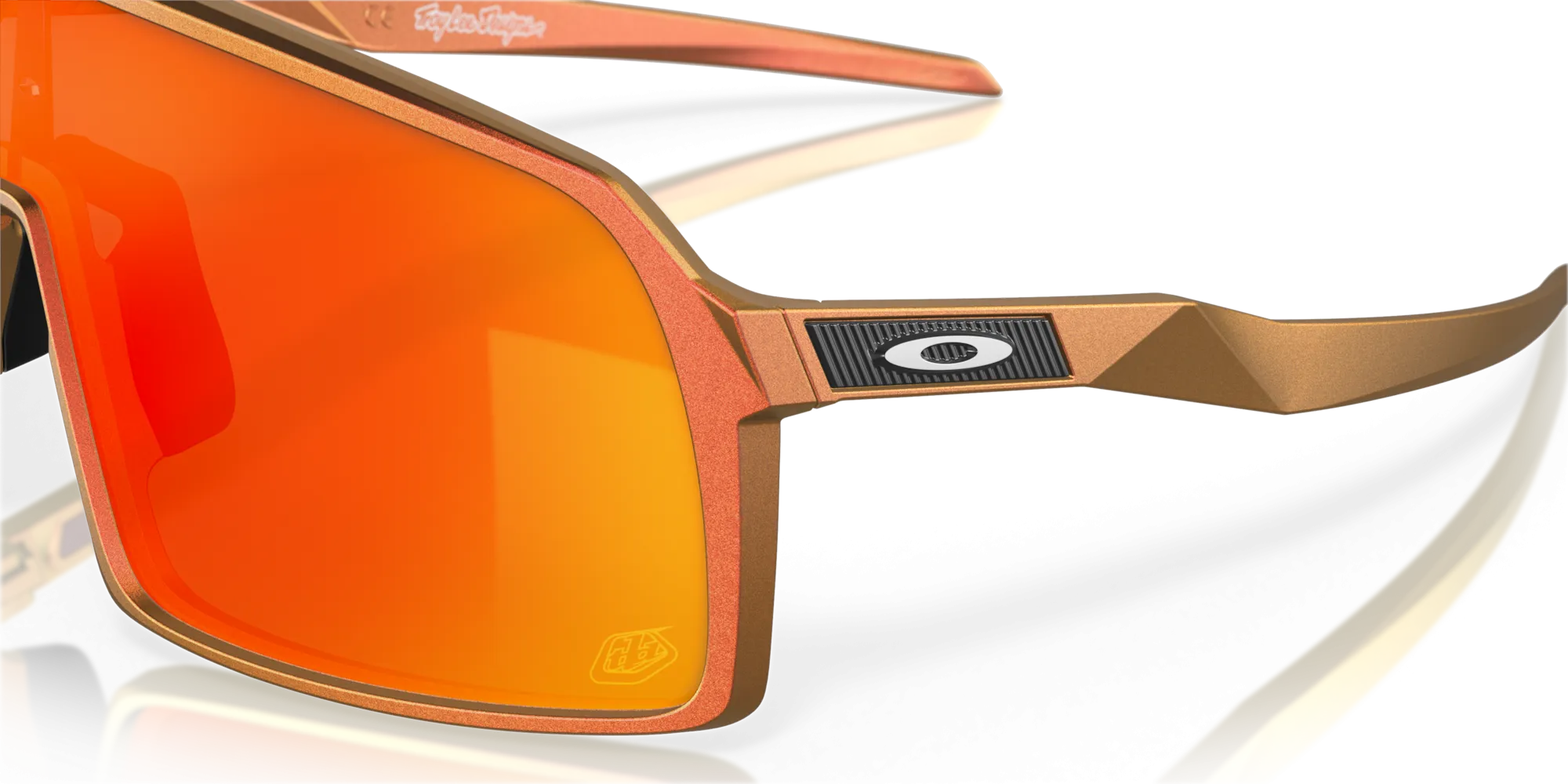 Oakley Sutro Prizm Ruby Lenses Troy Lee Designs Red Gold Shift Frame