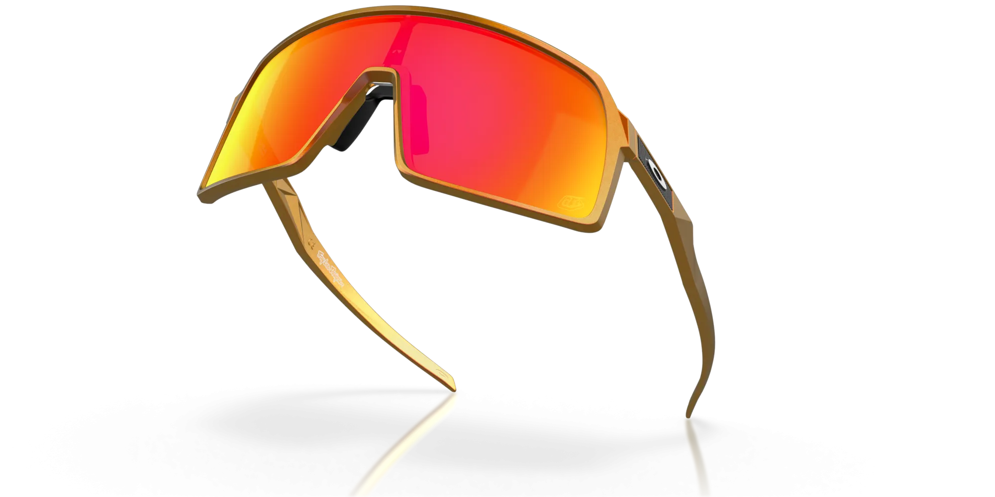 Oakley Sutro Prizm Ruby Lenses Troy Lee Designs Red Gold Shift Frame