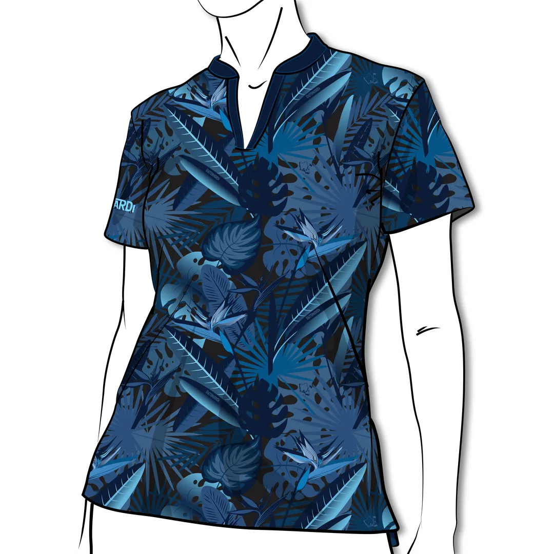 OGA X Bettinardi Tiki 24 - OGA Women's Polo - Tropical Blue