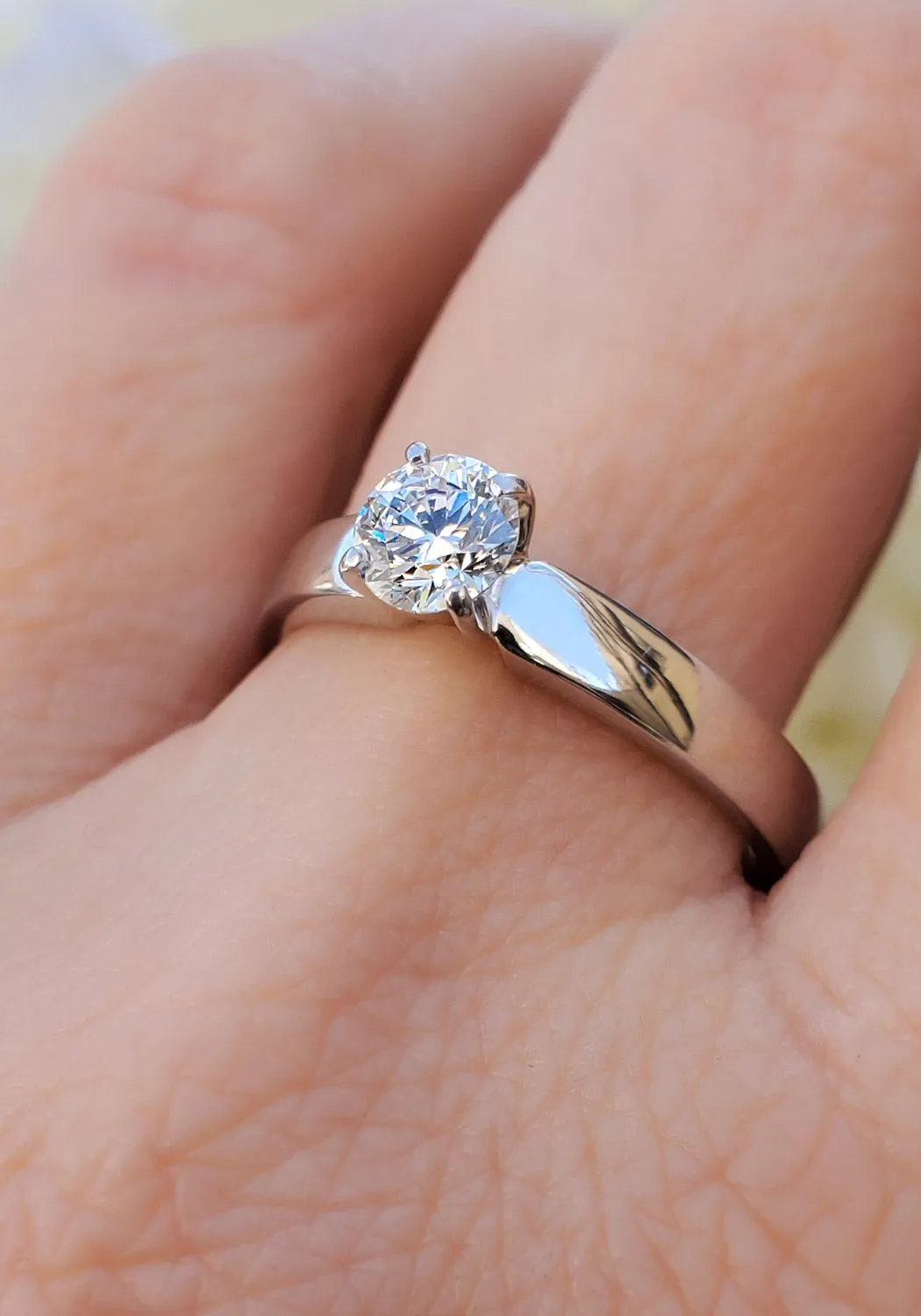 Oster Collection 14KWG Solitaire Diamond Ring