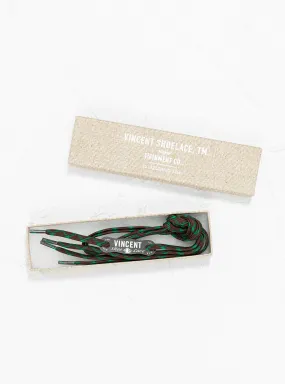 PAUL Shoelaces Green & Brown