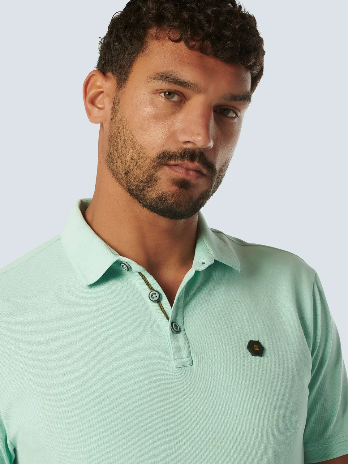 Polo No Excess Punto Pique Mint