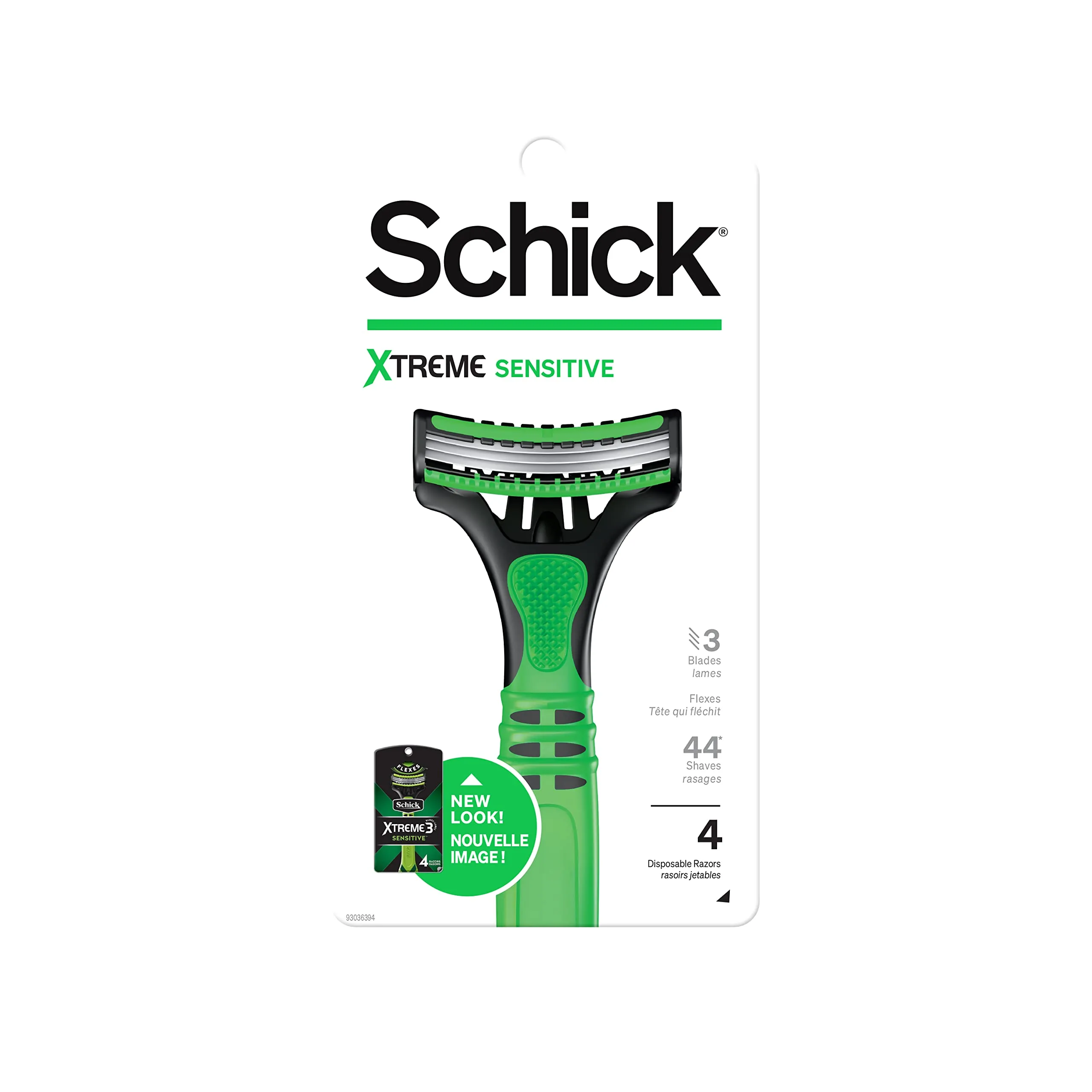 SCHICK Razor Xtreme 3 Sensitive 4pc