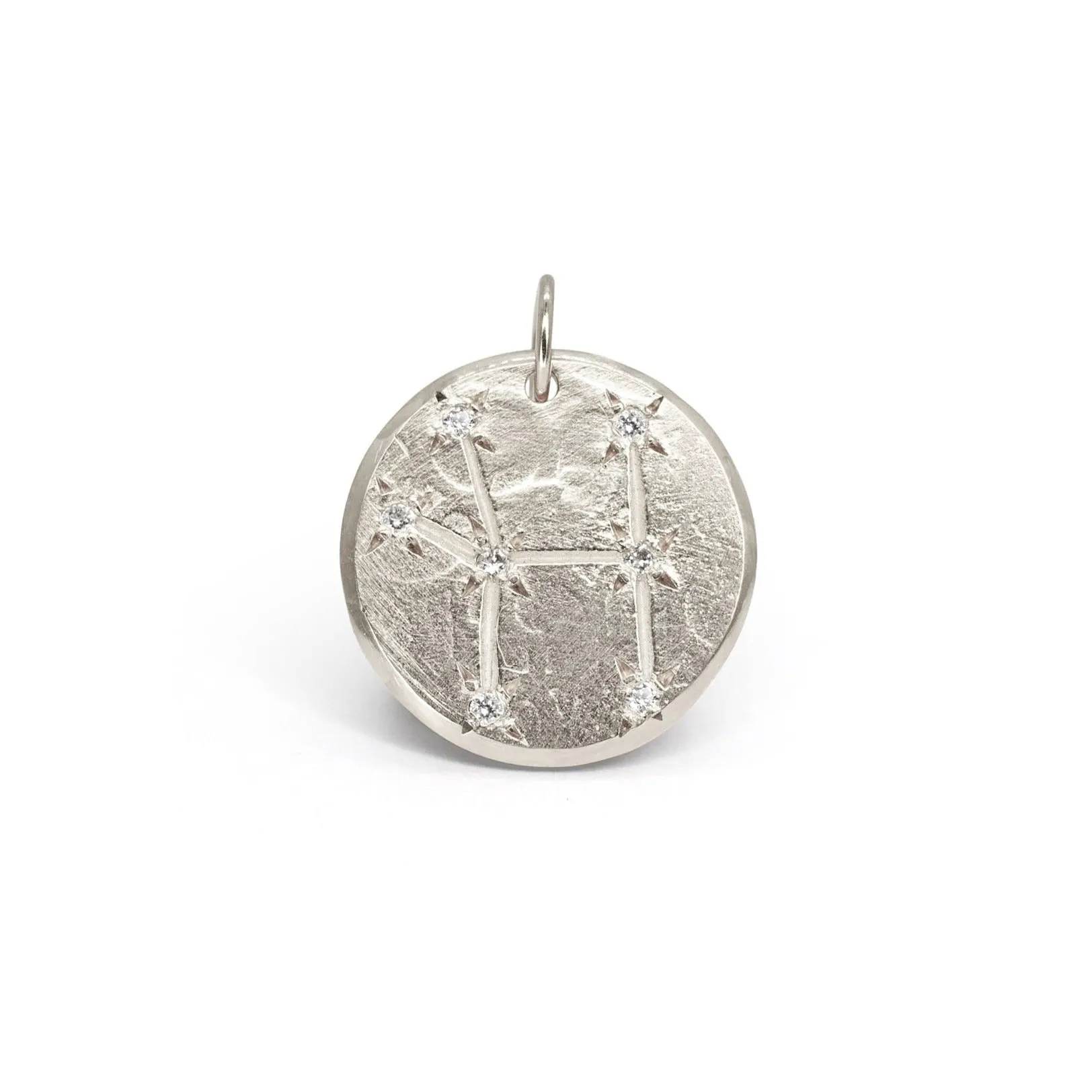 Silver Zodiac Diamond Constellation Charms