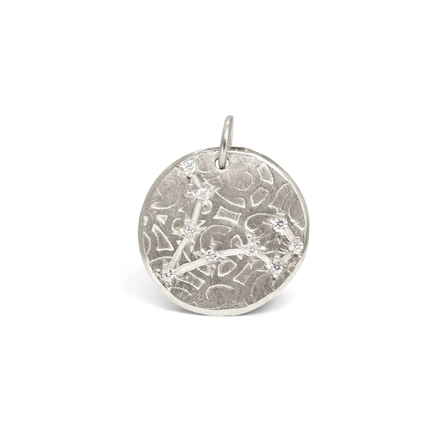 Silver Zodiac Diamond Constellation Charms