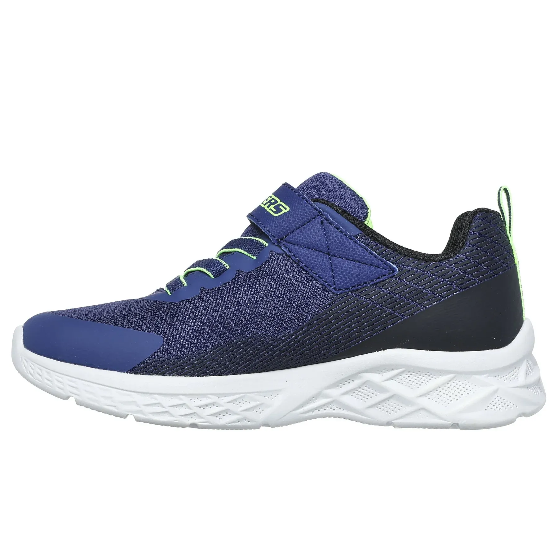 Skechers boys' sneakers Microspec II Zovrix 403924LNBLM blue-black-lime