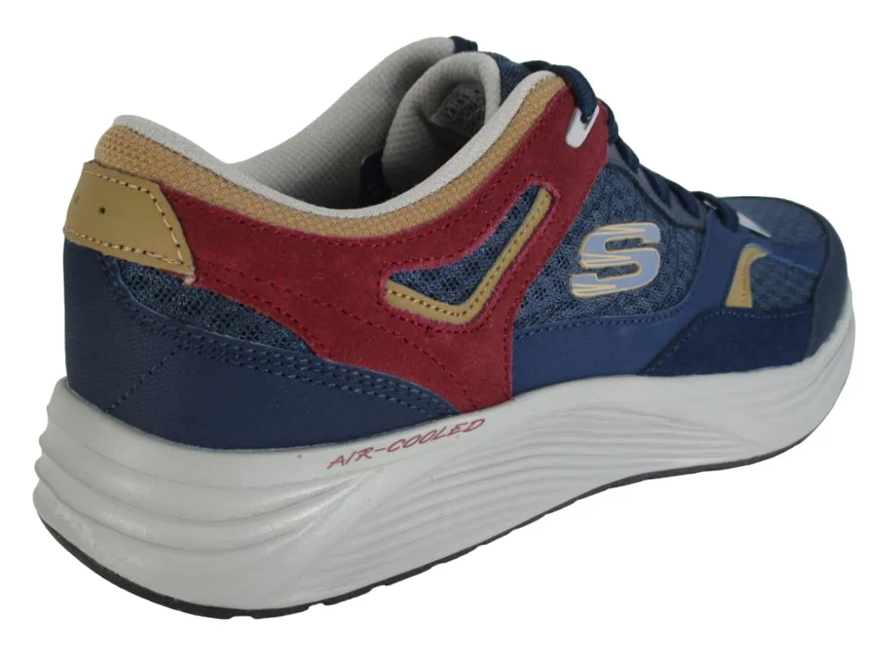 Skechers men's sneakers Skyline Alphaborne 52968 NVRD navy