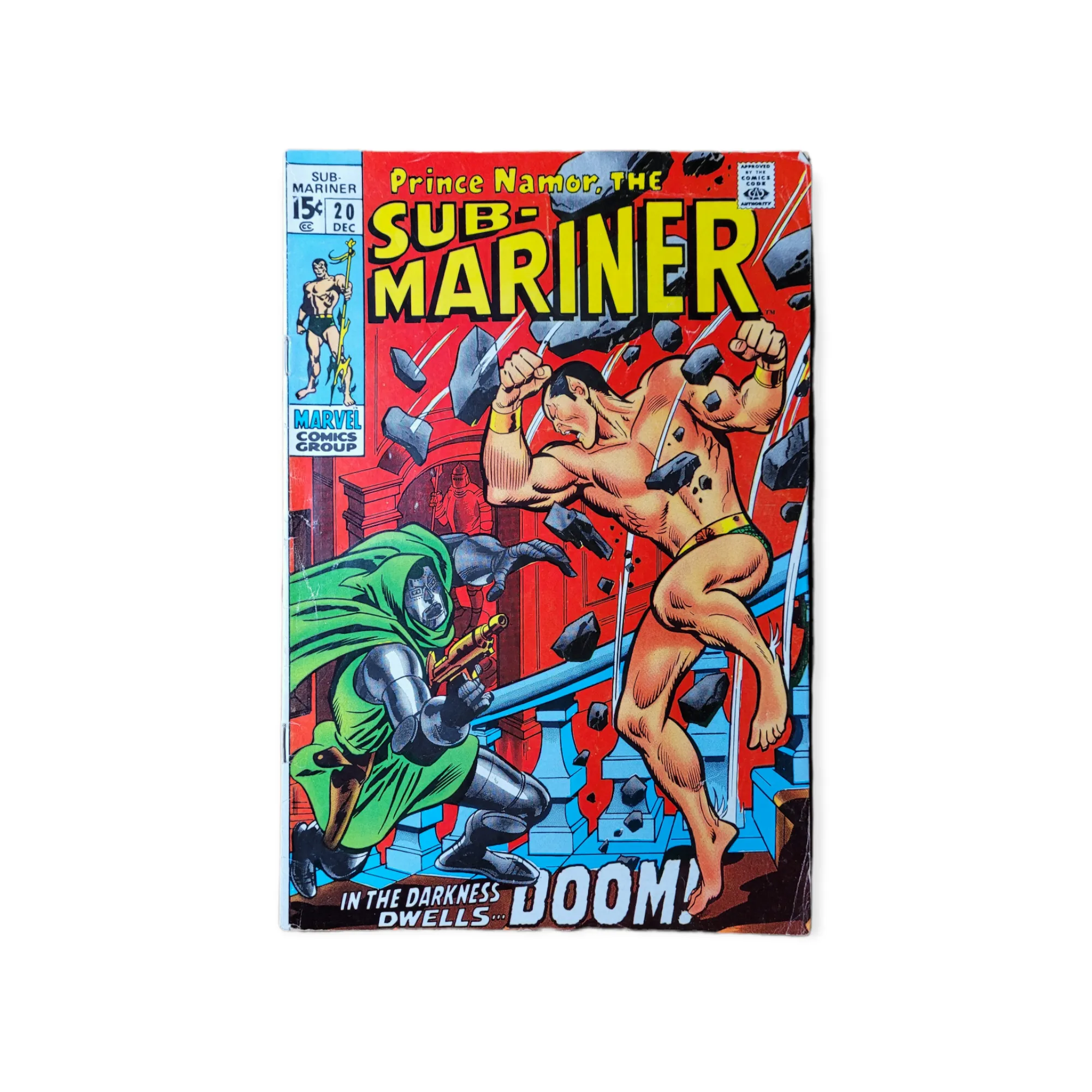 Sub-Mariner #20 First Dr.Doom vs. Submariner, Hot Key!!! (1969)